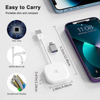 Lightweight Wireless CarPlay Adapter, Portable Wired to Wireless Converter