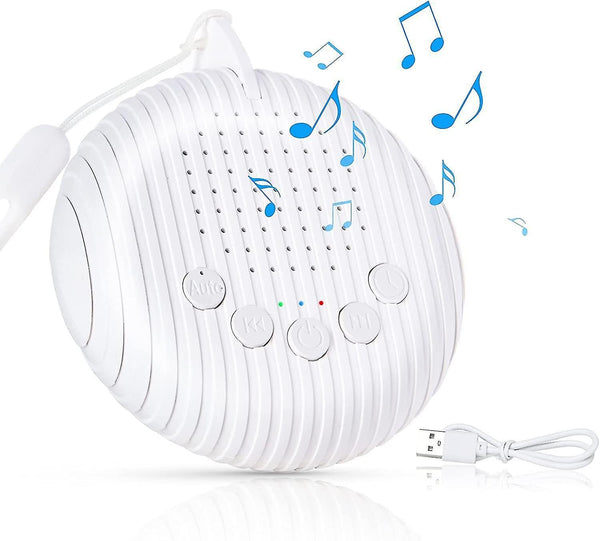 Portable White Noise Machine Babies Travel Sleep Soother with Soundtracks