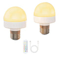 Rechargeable LED Bulbs with Remote E26 Battery Backup