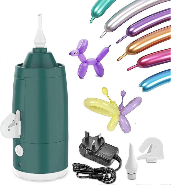 Electric Balloon Pump 30W Portable Air Inflator for Long Balloons Party
