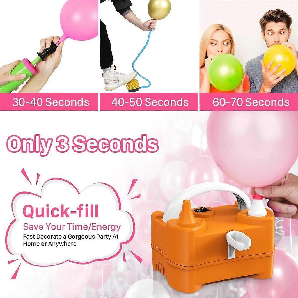 Electric Balloon Pump Portable Air Inflator for Party Birthday Balloons