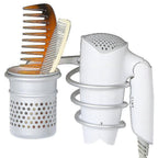 Hair Dryer Holder Wall Mount Organizer Blow Dryer Rack