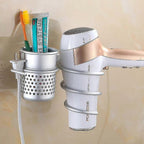 Hair Dryer Holder Wall Mount Organizer Blow Dryer Rack