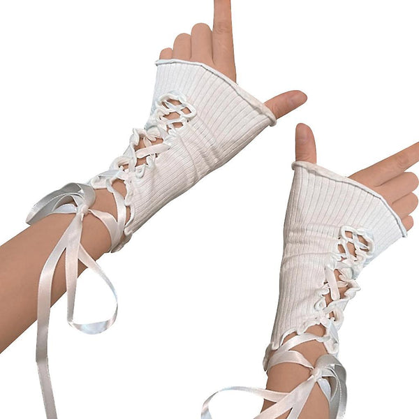 Y2K Arm Cuffs Sleeves JK Lolita Arm Warmers Fashion Accessories