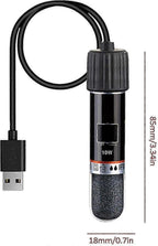 Mini USB Aquarium Warmer 10W Thermostat Rod Rechargeable Compact Heating Tool