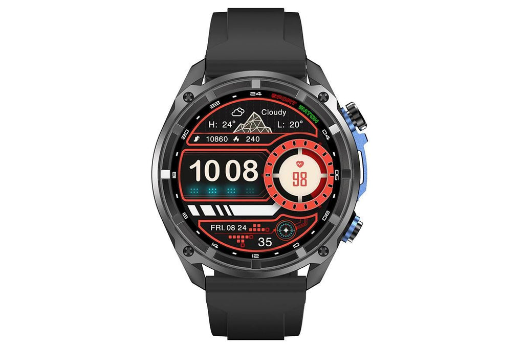 1.43 Inch Outdoor Smart Watch 100+ Sports Modes Bluetooth Call Flashlight 3ATM Waterproof
