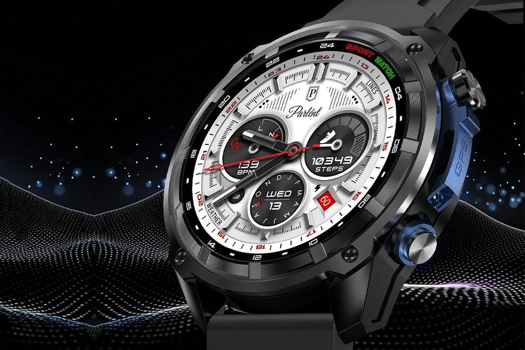 1.43 Inch Outdoor Smart Watch 100+ Sports Modes Bluetooth Call Flashlight 3ATM Waterproof