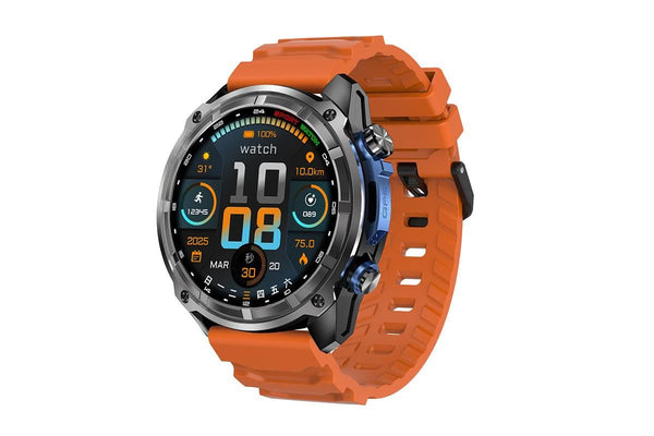 1.43 Inch Outdoor Smart Watch 100+ Sports Modes Bluetooth Call Flashlight 3ATM Waterproof