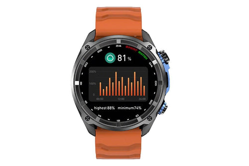 1.43 Inch Outdoor Smart Watch 100+ Sports Modes Bluetooth Call Flashlight 3ATM Waterproof