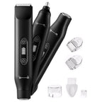 3-in-1 Electric Shaver & Nose Hair Trimmer for Face & Body Black