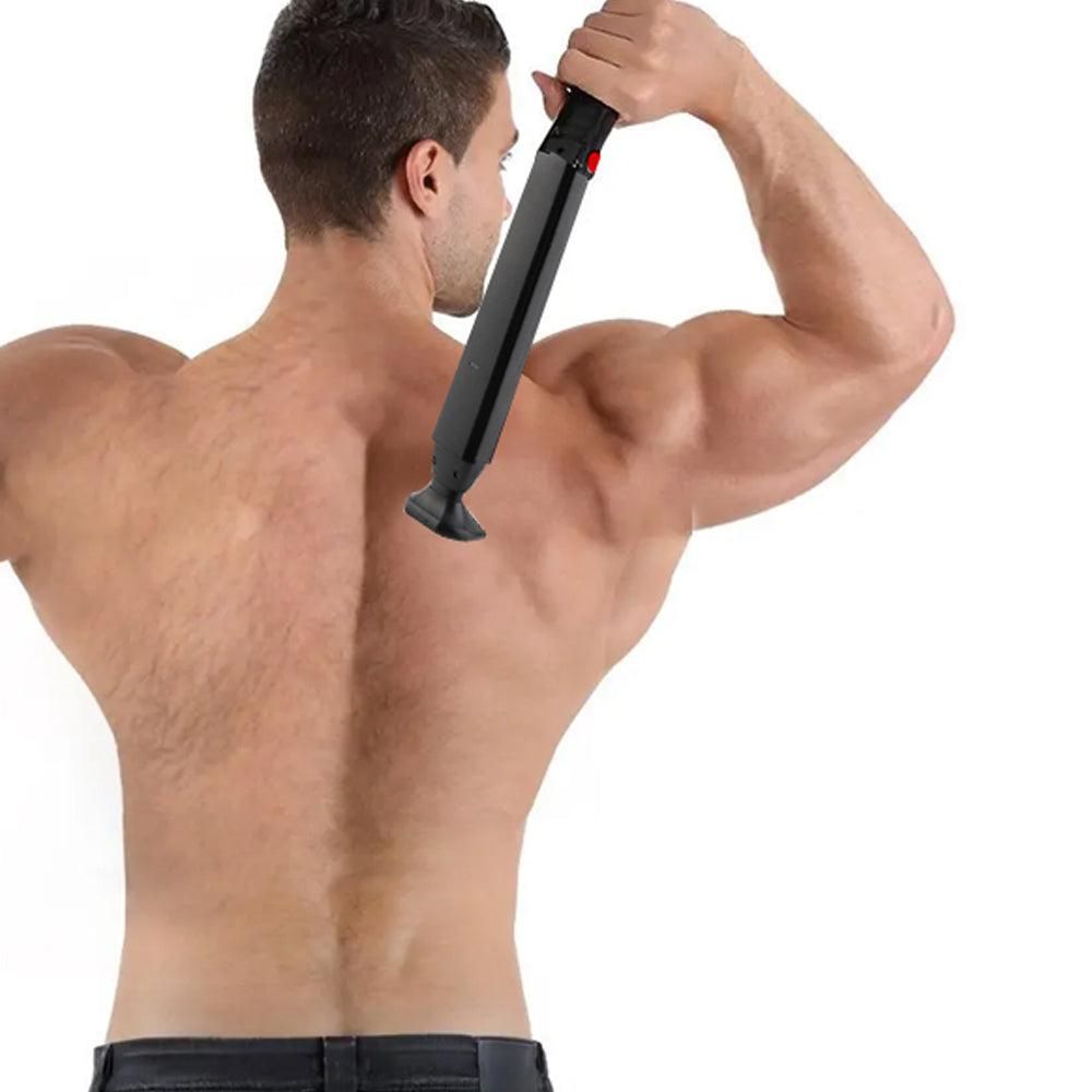Men's Back Hair Remover USB Rechargeable Body Hair Trimmer Adjustable Shaver