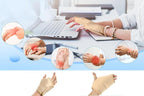 10PCS Castor Oil Pack Wraps Reusable Adjustable Elastic Straps for Neck Shoulder Chest Waist Knee Feet