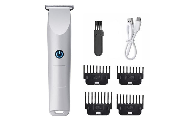 Cordless Hair Clippers for Men Trimmers Set - White