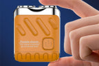Mini Portable Electric Shaver for Men Wet Dry Waterproof Rechargeable Long Battery Life - Orange