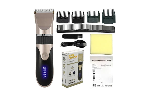 Hair Clippers for Men Professional Cordless Barber Clippers - Rose Gold