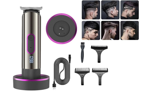 Hair Clipper Kit Cordless Hair Trimmer with 3 Guide Combs