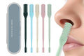 Nose Hair Trimmer for Men Women Double Sided Nose Hair Knife with Nose Picker