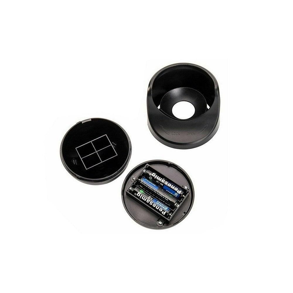 Set of 2Pcs Rotatable Battery Operated Motion Sensor Light -White and Black