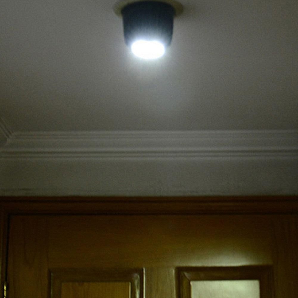 Set of 2Pcs Rotatable Battery Operated Motion Sensor Light -White and Black