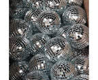 Silver Reflective Balls-Silver 10cm