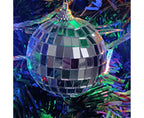 Silver Reflective Balls-Silver 10cm