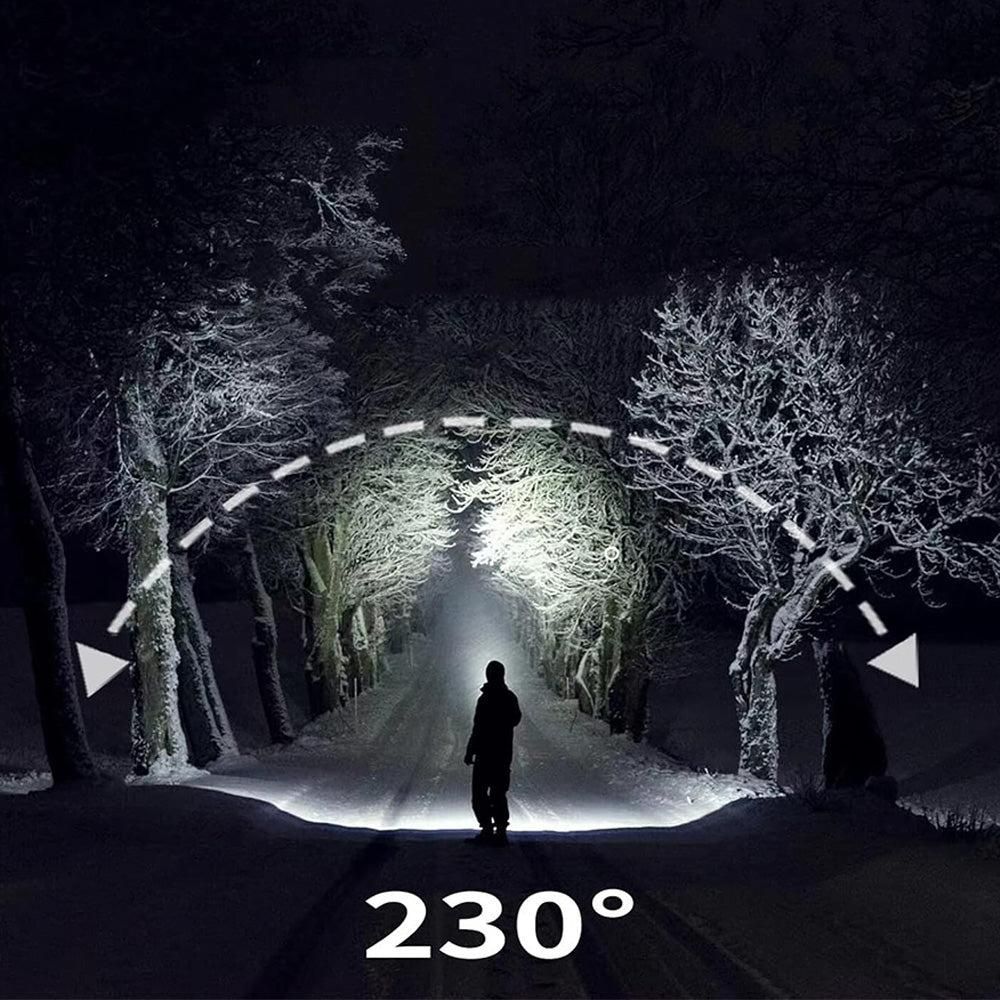 3-Mode High Bright Headlamp Rechargeable LED Head Light for Camping Working Fishing