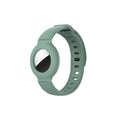 Silicone Airtag Wristband Green