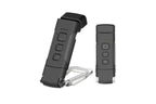 USB Rechargeable Book Light Bookmark Lamp with 3 Colors and 5 Brightness-Black