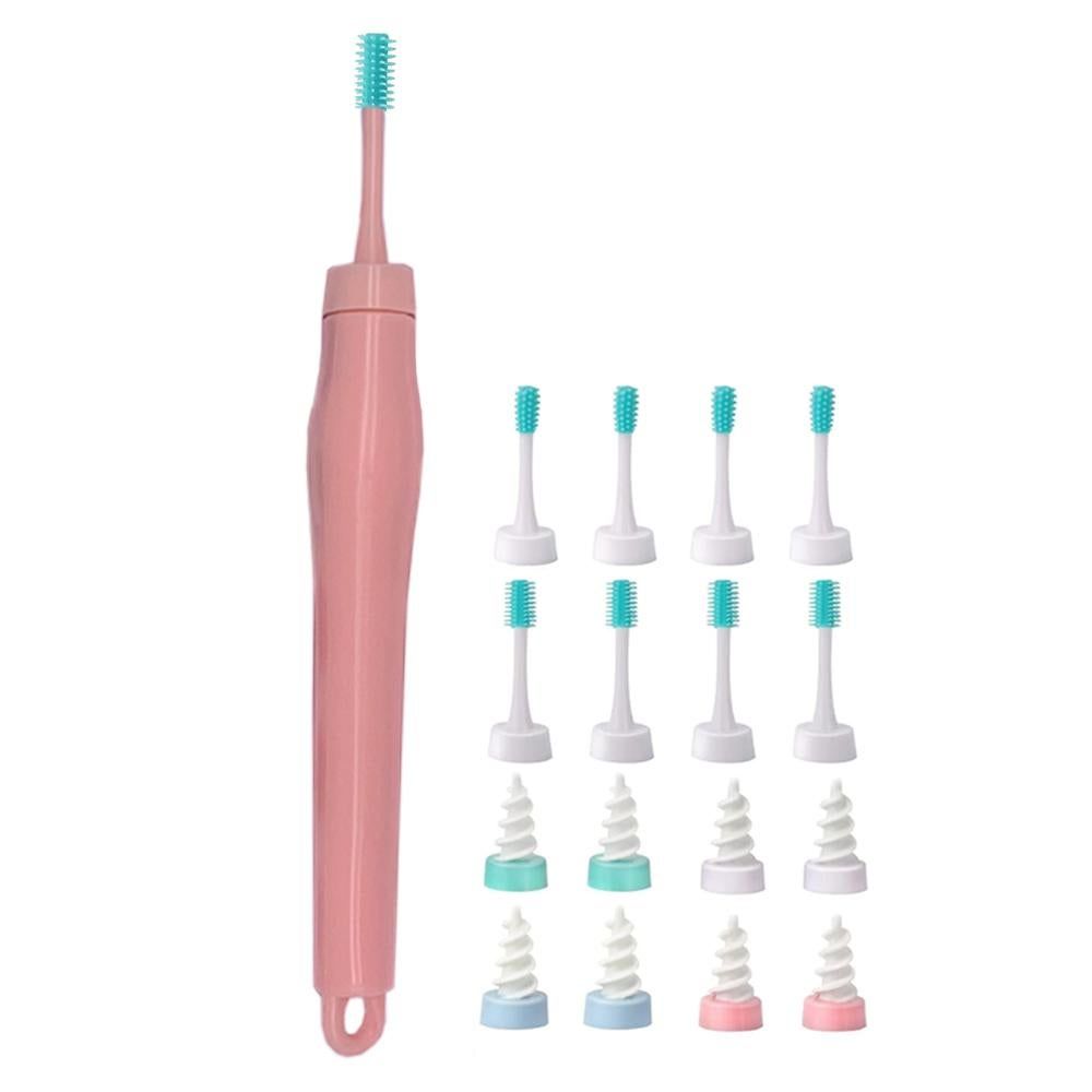 16pcs Ear Wax Remover Tool Reusable Spiral Ear Wax Remover Silicone Ear Cleaner for Adults Kids -White