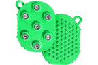 2Pcs Roller Ball Massager Glove Lymphatic Massage Muscle Release for Back-Red