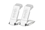 2Pcs USB Rechargeable Book Light Bookmark Lamp with 3 Colors and 5 Brightness-White