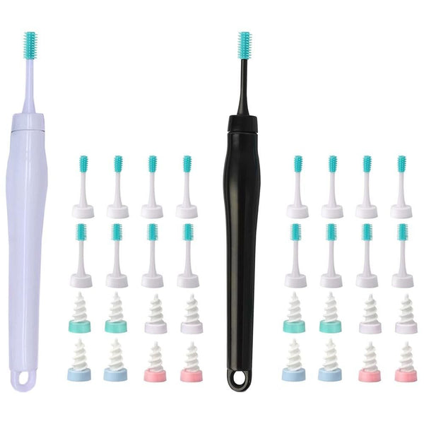 32-Piece Spiral Ear Cleaning Tool Set - Black and White