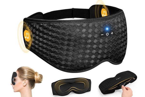 3D Sleep Mask with Bluetooth Headphones