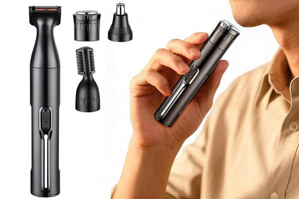 4 in 1 Nose Hair Trimmer for Ear Nose Eyebrow Beard