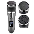 Electric Callus Remover for Feet Water-resistant 2 Speeds Pedicure Kit -Black and 12pcs kit