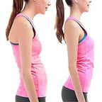 Posture Corrector Back Brace for Women and Men Adjustable Upper Shoulder Back Support Brace -Orange