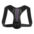 Posture Corrector Back Brace for Women and Men Adjustable Upper Shoulder Back Support Brace -Purple