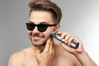 Professional Hair Clippers Trimmer Kit Washable Electric Razor Hair Trimmer For Men-Silver