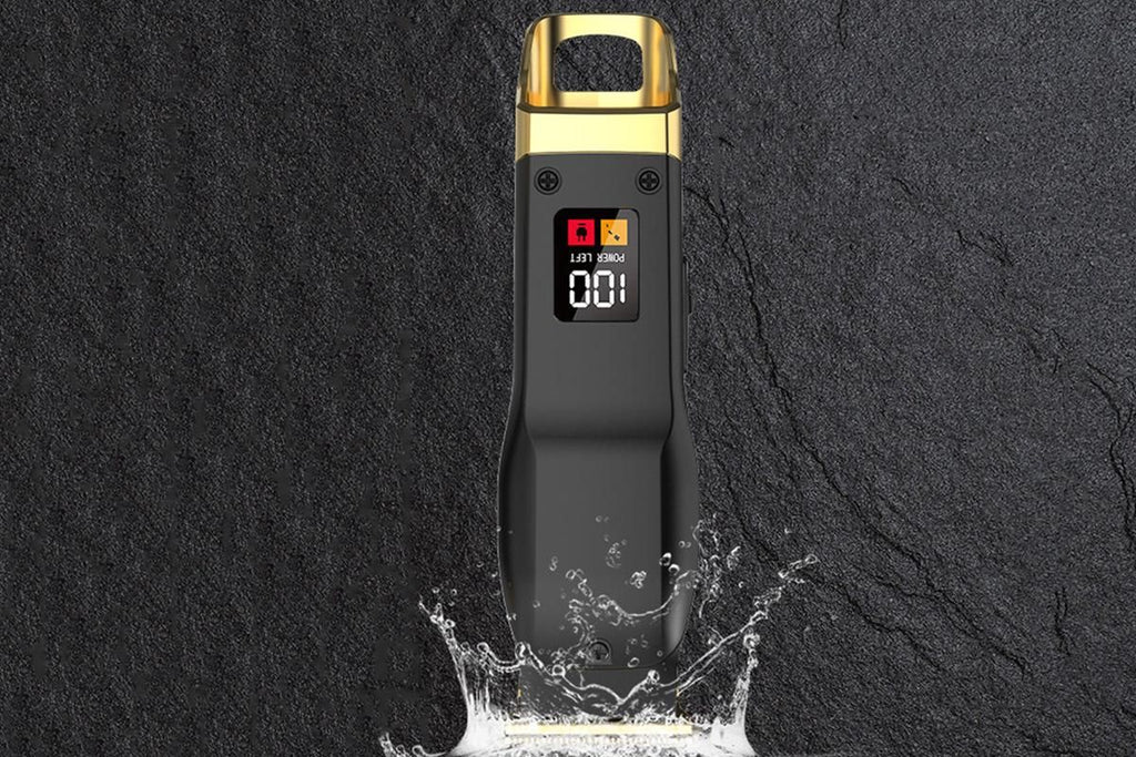 Rechargeable Men Hair Clipper Wet Dry Use for Home Dorm Barber Shop-Gold