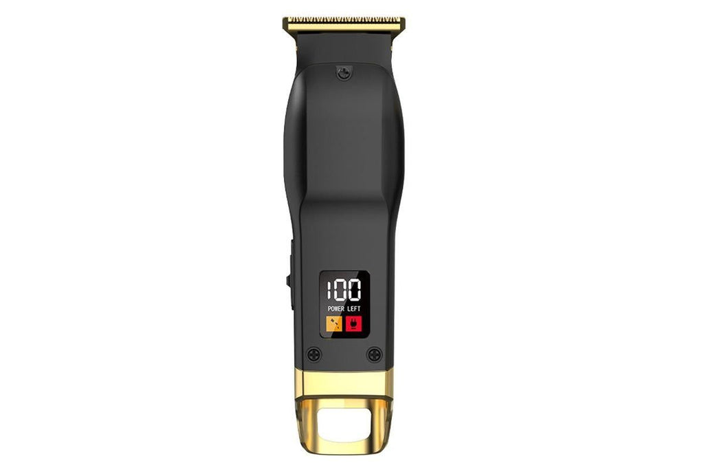 Rechargeable Men Hair Clipper Wet Dry Use for Home Dorm Barber Shop-Gold
