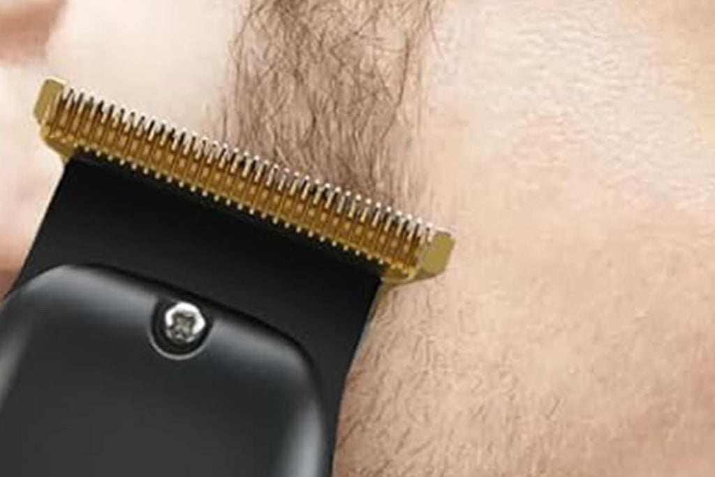 Rechargeable Men Hair Clipper Wet Dry Use for Home Dorm Barber Shop-Gold
