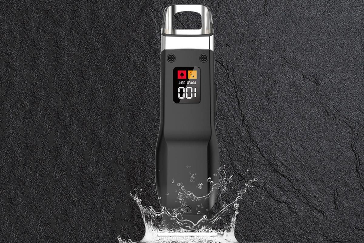 Rechargeable Men Hair Clipper Wet Dry Use for Home Dorm Barber Shop-Grey