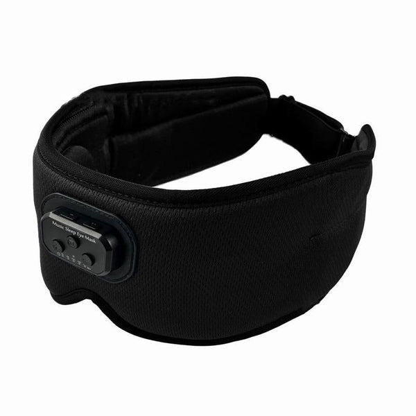 Sleep Mask Eye Mask White Noise Sleep Headphones Wireless - Black