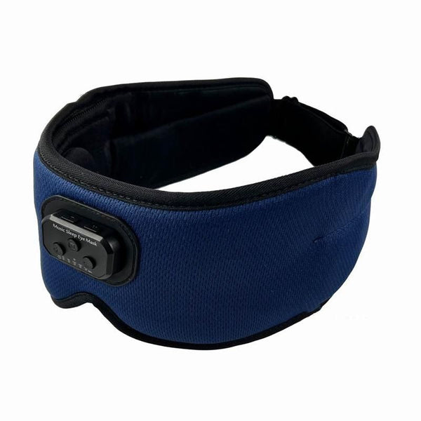 Sleep Mask Eye Mask White Noise Sleep Headphones Wireless - Navy
