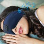 Sleep Mask Eye Mask White Noise Sleep Headphones Wireless 5.2 Bluetooth Music Sleeping Eye Mask -Navy