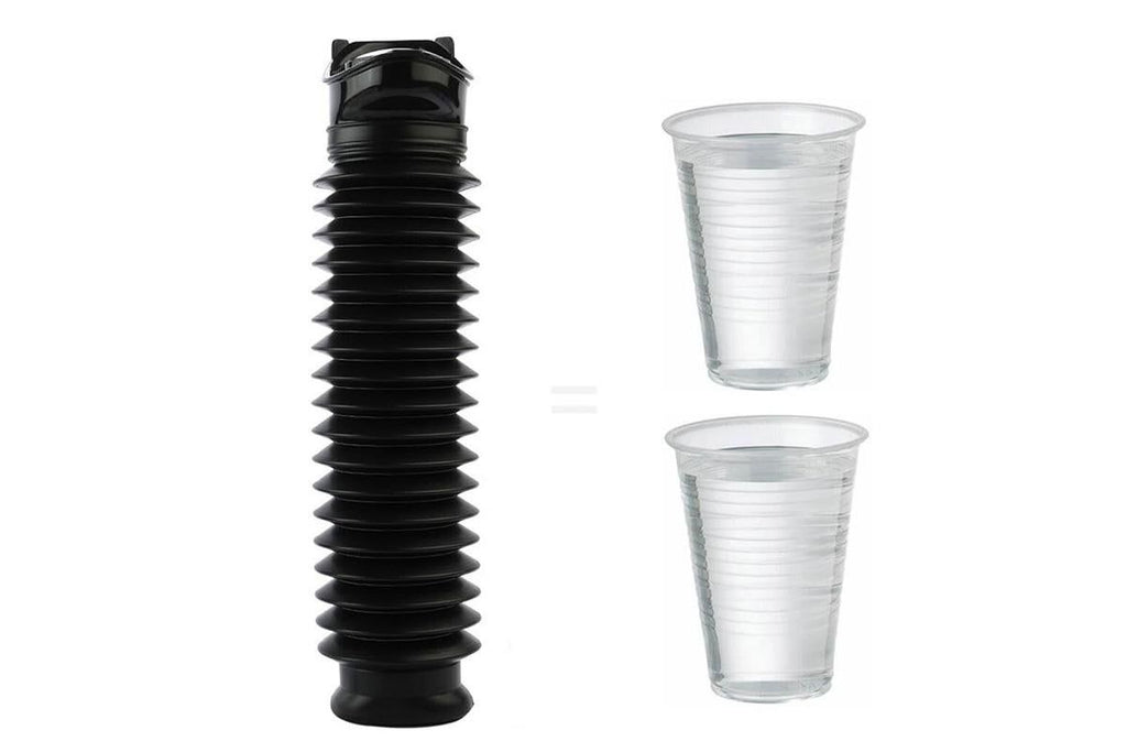 2Pcs 750ml Pee Bottles Collapsible Urine Bottle Car Pee Bottle-Black