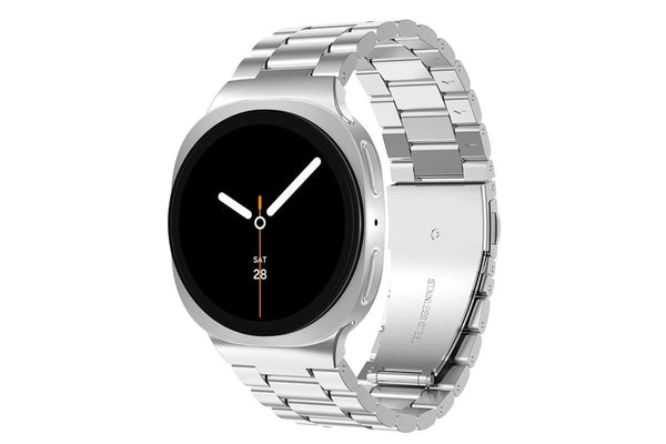 Metal Replacement Watch Band for Samsung Galaxy Watch 8 40 44 46mm-Silver