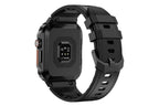 Military Smart Watch 1.95-Inch Fitness Tracker with Heart Rate Sleep Monitor 100 Sports Modes Activity Tracker-Black