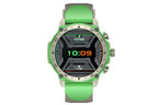 Smart Watch 1.43-Inch Fitness Watch with 24H Heart Rate Blood Pressure Blood Oxygen Female Physiological Flashlight Activity Tracker-Green
