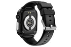 Smart Watch 1.96-Inch ECG Fitness Tracker with Heart Rate Blood Oxygen Blood Glucose Uric Acid and Blood Lipid 100 Sports Modes Activity Tracker-Black